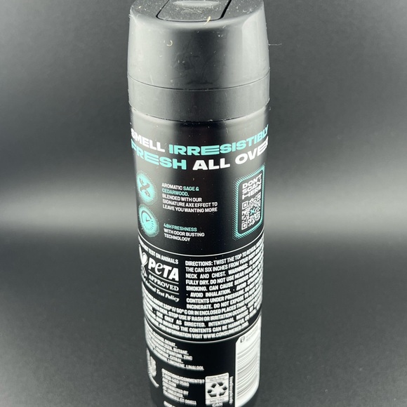 Men's Axe Apollo Deodorant Body Spray - Black & Teal - Picture 3 of 3